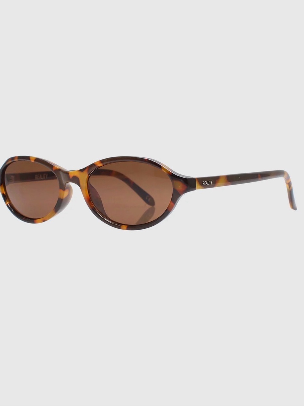 Reality Eyewear Dee Groovy Sunglasses Turtle Brown Tan NWT - Picture 2 of 5